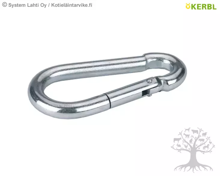 Kerbl Snap-hook Carabine 90mm/9mm, 3pcs - Snap-Hook - 3095 - 1