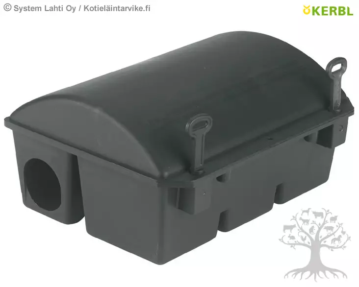 Kerbl Syöttilaatikko Rotille BlocBox Plastic - Tuholaistorjunta - 299635 - 2