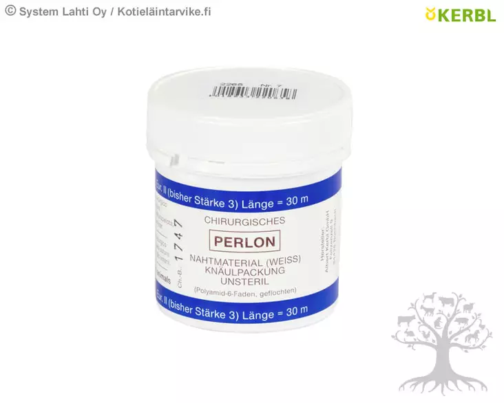 Kerbl Tikkauslanka Perlon 30m, Lampaalle - Sidetarvikkeet, pumpuli - 2265 - 2