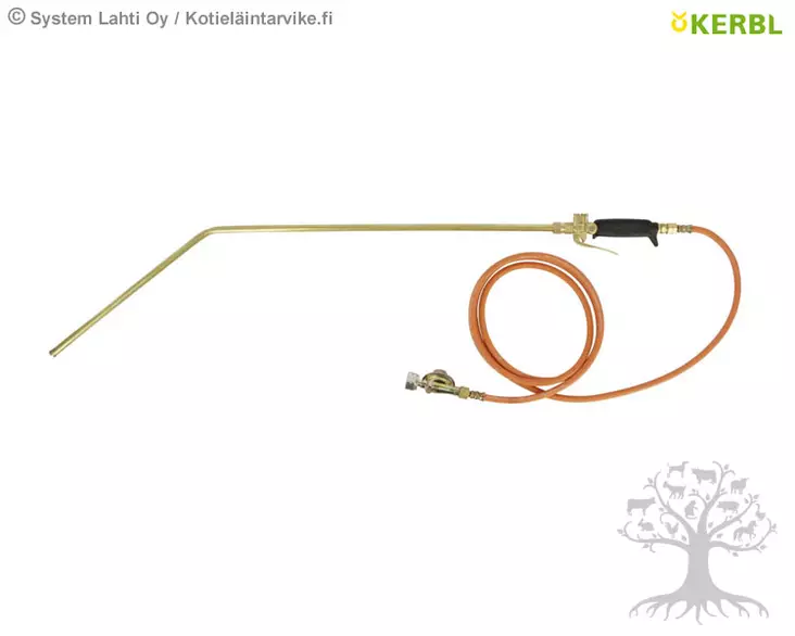 Kerbl Utarekarvapoltin Preventa, kaasupulloliitäntä - Utarekarvojen poisto - 15675 - 1