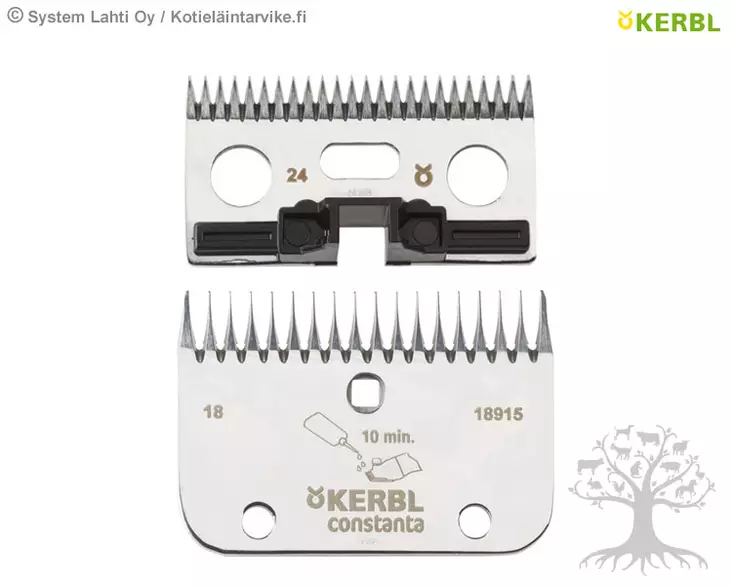 Kerbl Varaterät Constanta R6, 18/24 teeth - Klipperin terät - 18915 - 1