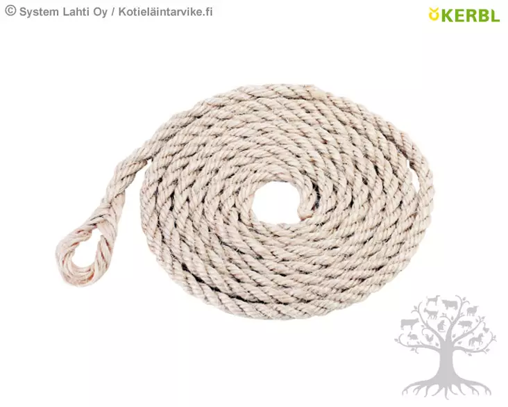 Kerbl Sisal Rope 320/12mm, Small Loop - Cattle Halter - 29535 - 1