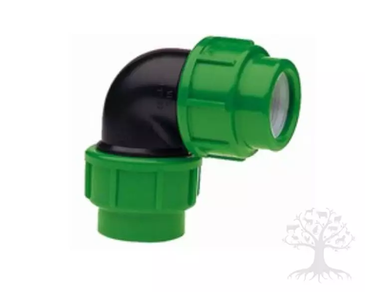 PE Kulmaliitin 90° 25mm - PE Piping - 7.20.025 - 2