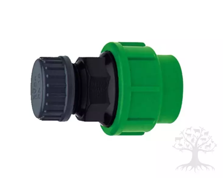 PE Lähtöliitin ulkokierre, 25mm x 3/4"uk päätyhatulla - PE Piping - 7.33.025 - 3