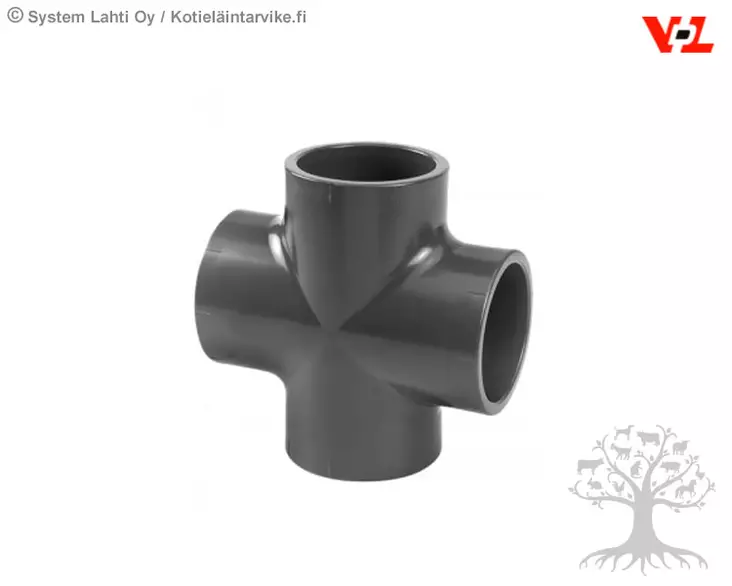 Ristiyhde - PVC-putkistot - 2.50.025 - 3