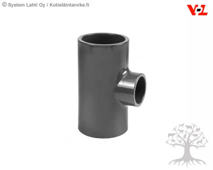 T-haara 90° Supistava - PVC-putkistot - 2.03.005 - 4