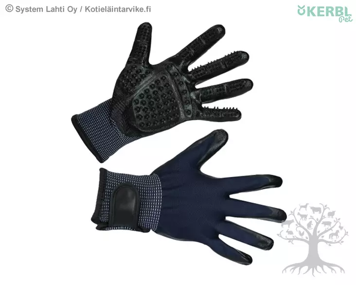 Kerbl Pet Cleaning and Massage Glove - Brushes - 80075 - 1