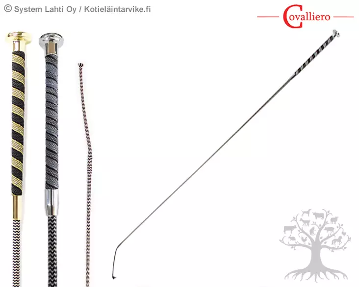 Covalliero Dressage Whip Anti-Slip Glitter - Dressage Whips - 325995 - 1