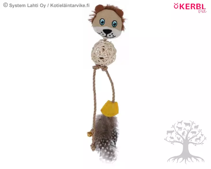 Kerbl Pet Cat toy Safari Lion - Plush, Mice, Balls & Chasers - 80905 - 1