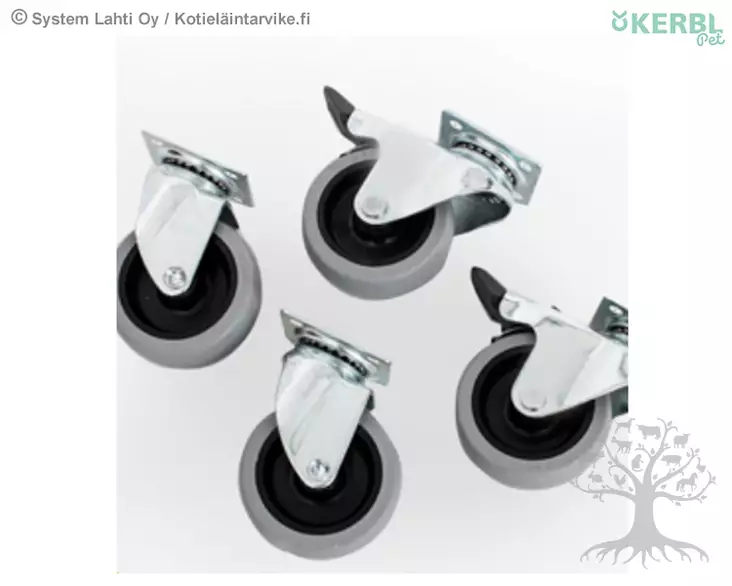 Kerbl Pet Transport ECO XL Set of Wheels - Transport Boxes - 80565 - 1