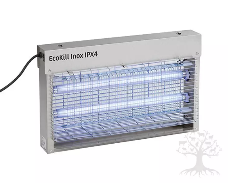Kerbl Insect Killer EcoKill Inox IPX4, 2 x 15W - Electric Insect Control - 299935 - 5