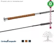 Fleck Dressage Whip Carbon Composite PremiumPlus Fine - Dressage Whips - 253003016 - 2