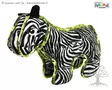 Outward Hound Dog Plush Toy Oh Xtreme Seamz Zebra - Plush Toys - 635.3016 - 1