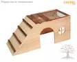 Kerbl Pet Rodent House With Roof Garden Nature - Rodent Houses & Cottages - 82746 - 1