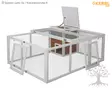 Kerbl Pet Outdoor pen with integrated shelter house - Outdoor Cages, Rabbit Houses - 81756 - 2