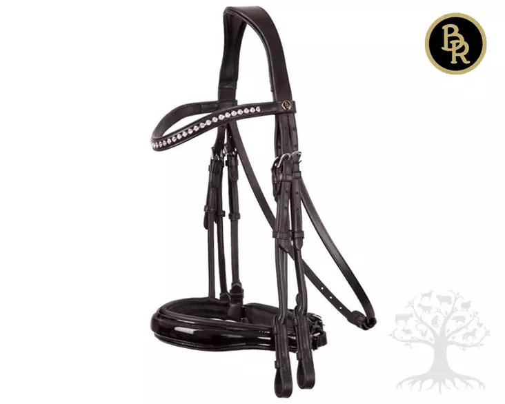 BR Kankisuitset Keswick Black / Silver - Dressage Bridles - 183016-96 - 1