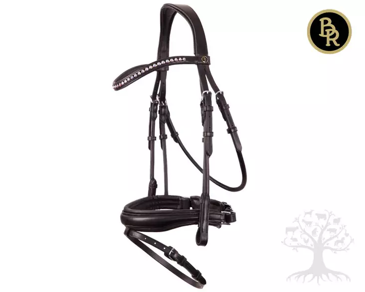BR Koulusuitset Southam Black - Dressage Bridles - 180005-96 - 1