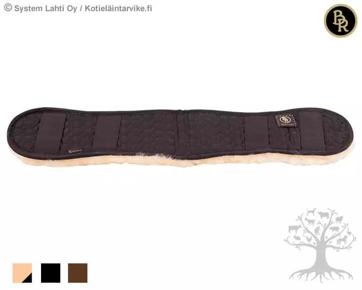 BR Satulavyön Lampaankarvapehmuste Sheepskin Dressage Formed - Satulavyön pehmusteet - 149006 - 1