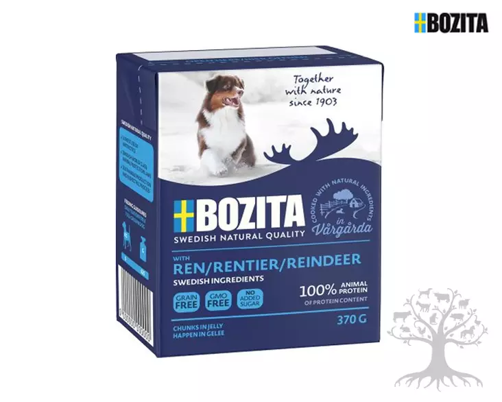 Bozita Naturals Reindeer Poronliha 370g VILJATON - Bozita Nordic & Naturals - 677.2107 - 1