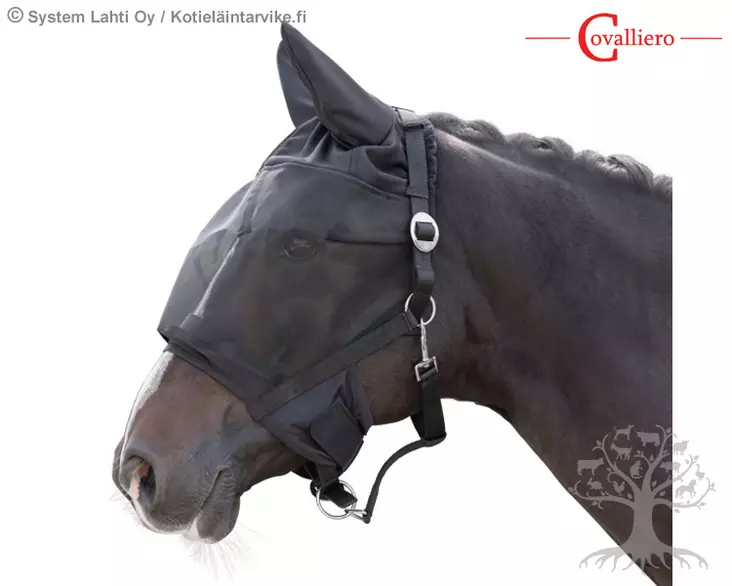 Covalliero Kärpäshuppu Riimulla Fly Mask with Halter - Kärpäshuput, Turpasuojat - 3228236 - 1