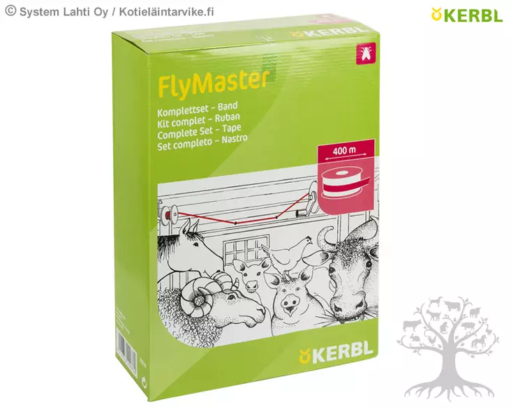 Kerbl Kärpäsnauha FlyMaster 400m - Kärpäspaperit, Kärpäsansat - 29976 - 1