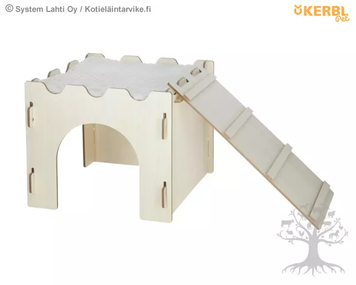 Kerbl Pet Jyrsijöiden Pesämökki Rampilla - Pesämökit - 81826 - 1