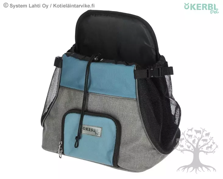 Kerbl Pet Kantoreppu Fun Vacation Blue, Rintareppu - Kantolaukut, Kantoreput, Lemmikkirattaat - 80566 - 1