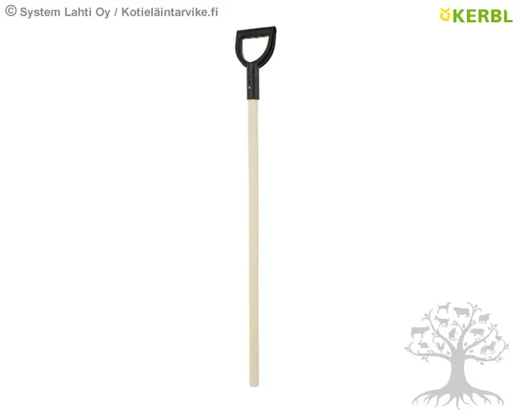 Kerbl Puuvarsi D-kahvalla, 112cm Ø30mm - Puuvarret, varret - 29246 - 1