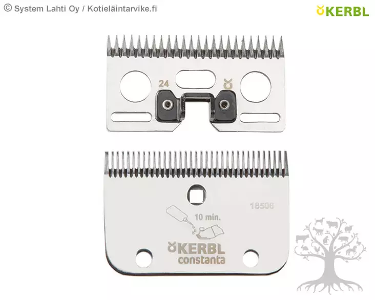 Kerbl Blade Set Constanta AR2, 35/24 teeth, Skin-level Cut - Clipper Blades - 18506 - 3