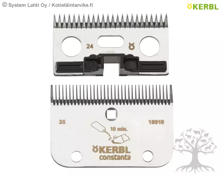 Kerbl Varaterät Constanta R22, 35/24 teeth - Klipperin terät - 18916 - 1