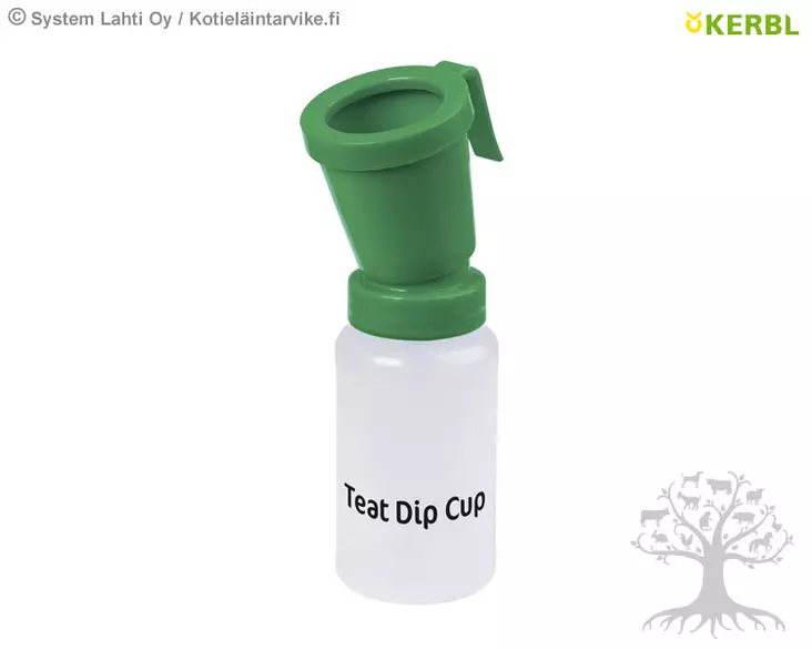 Kerbl Dip Cup Classic, Green - Udder Dip, Creams - 15656 - 3