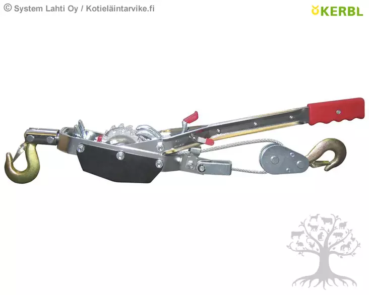 Kerbl Vetotalja 3m, Ø5mm, 2000kg - Vinssit, vaijerit - 37116 - 1