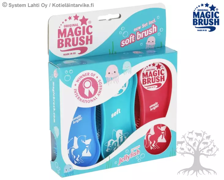 MagicBrush Brush Set Jellyfish - Curry Combs - 3228256 - 1