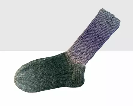 Villasukka Liukuväri Vihreä/Lila - Käsityöt - 40067 - 1