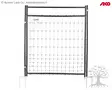 Ako Aitausverkon portti 105cm - Aitausverkot, aitaukset - 446517 - 4