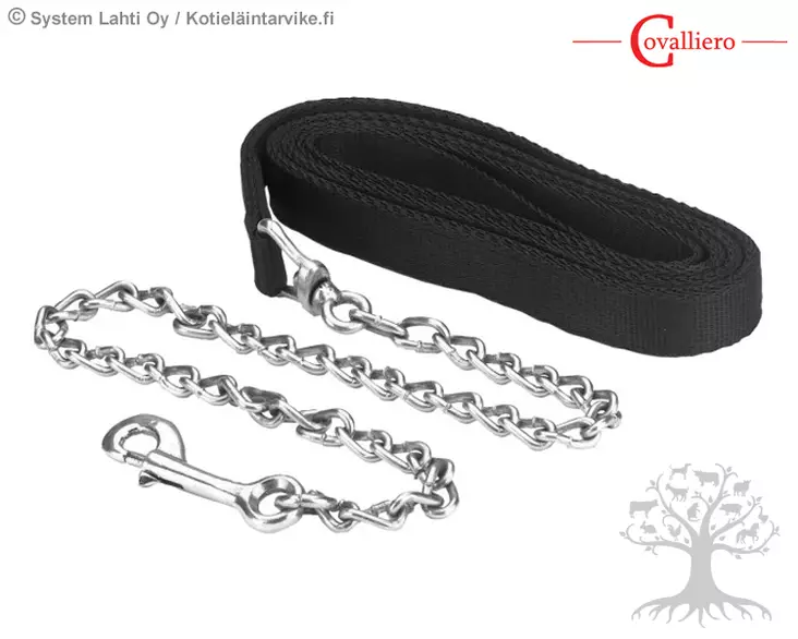 Covalliero Lead Rope with Chain - Lead Ropes - 32147 - 2