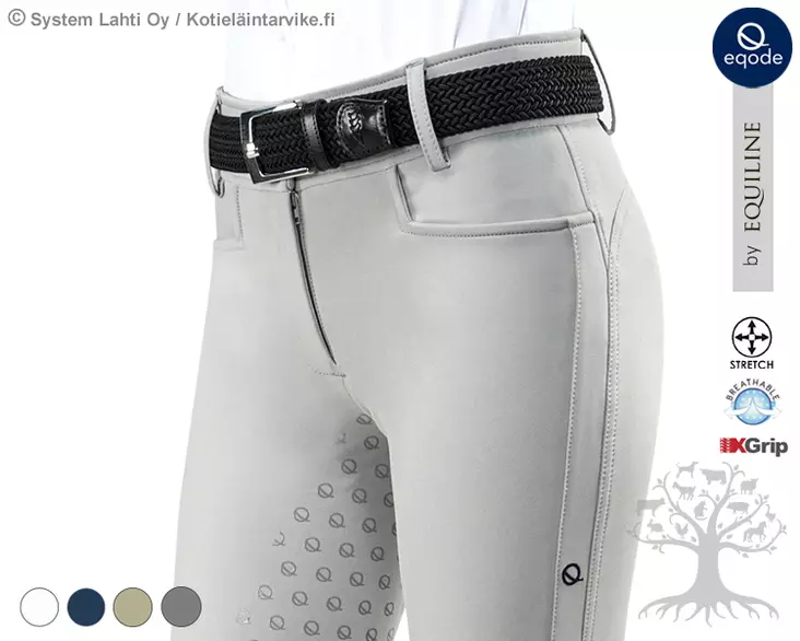 Eqode by Equiline Naisten Ratsastushousut Full Grip High Waist - Equiline Naisten Ratsastushousut - N56007 - 1