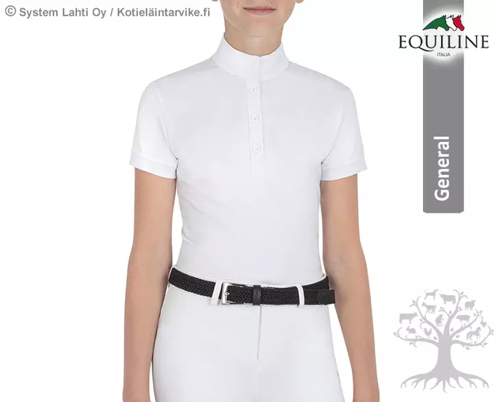 Equiline General Girl's Competition Shirt Jupiterk - Equiline Junior's Competition Line - H05017 - 1