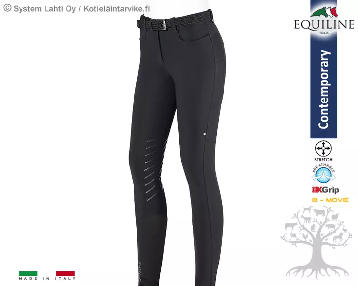 Equiline Limited Naisten Ratsastushousut B-Move Knee Grip Cleac - Equiline Naisten Ratsastushousut - N08927 - 1