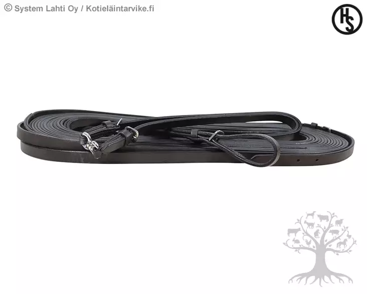 Hansbo Sport Ohjasajo Ohjat Leather - Double Lunging Reins - 720117 - 1