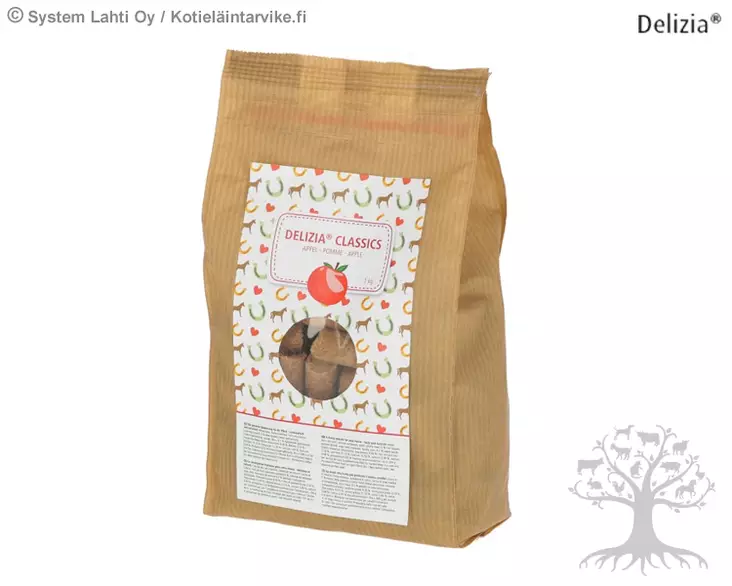 Kerbl Delizia Hevosnamit Treat Cube Classic Apple - Hevosnamit, Mysliherkut - 325007 - 8