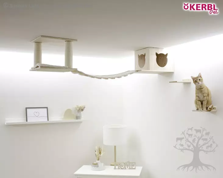 Kerbl Pet Kissan Kiipeilyseinä Top - Raapimapuut ja Kiipeilyseinät - 81677 - 1