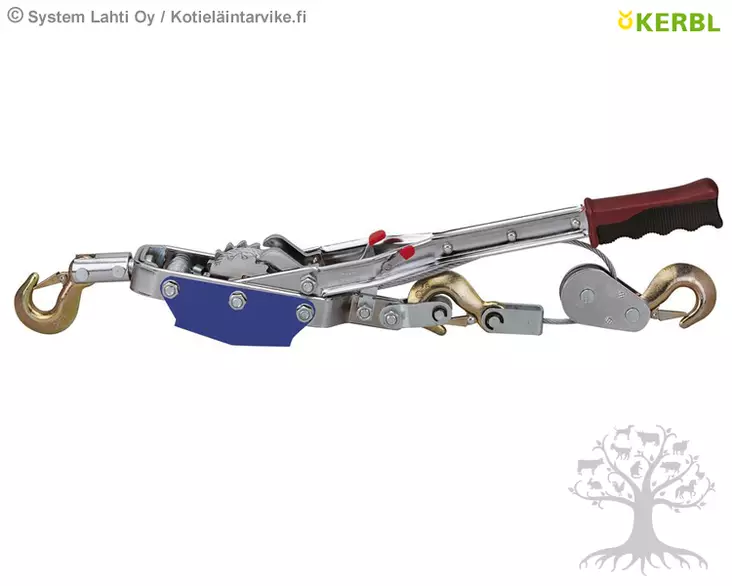 Kerbl Cable Pull with Ratchet 3m, 4000kg - Winches, Cable Pulls - 37117 - 1