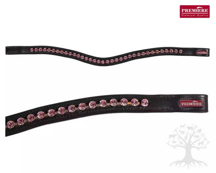 Premiere Otsapanta Curved Chrystal Black / Pink - Otsapannat - 192105-77 - 2