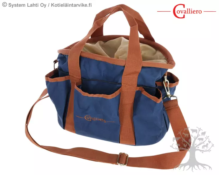 Covalliero Harjalaukku Dark Blue/Cognac - Harjalaukut - 3230527 - 1