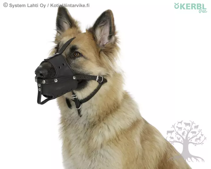 Kerbl Pet Muzzle Leather - Dog Muzzles - 80837 - 1
