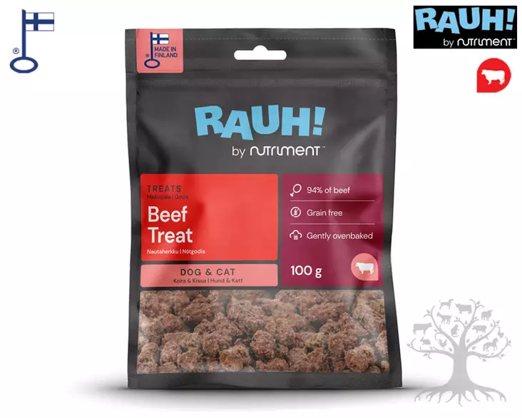RAUH! Beef Treat 100g - Dried Treats, Chewing Treats - 1307 - 1
