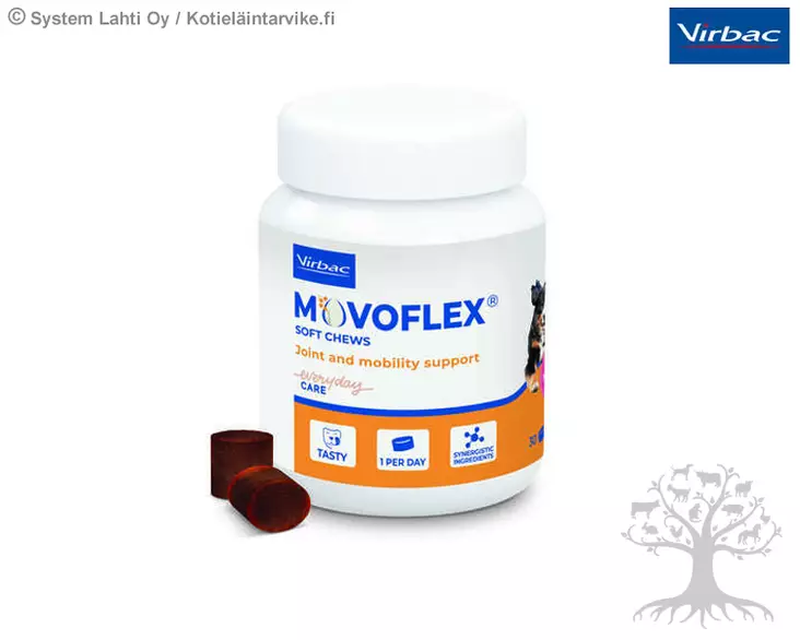 Virbac Movoflex 6g L, isoille koirille yli 35kg - Nivelet ja luusto - 90347 - 1