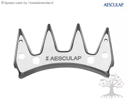 Aesculap Keritsimen Yläterä GT578, 4 teeth - Keritsimien varaterät - GT578 - 1