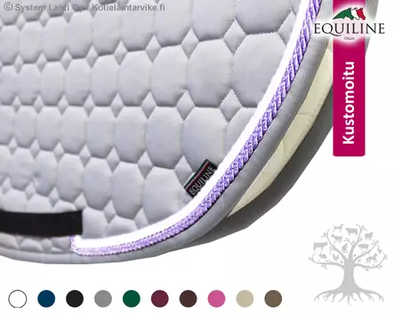 Equiline Saddlepad Octagon Piping 71+28 - EQUILINE Saddle Pads - B01010-71-28 - 8